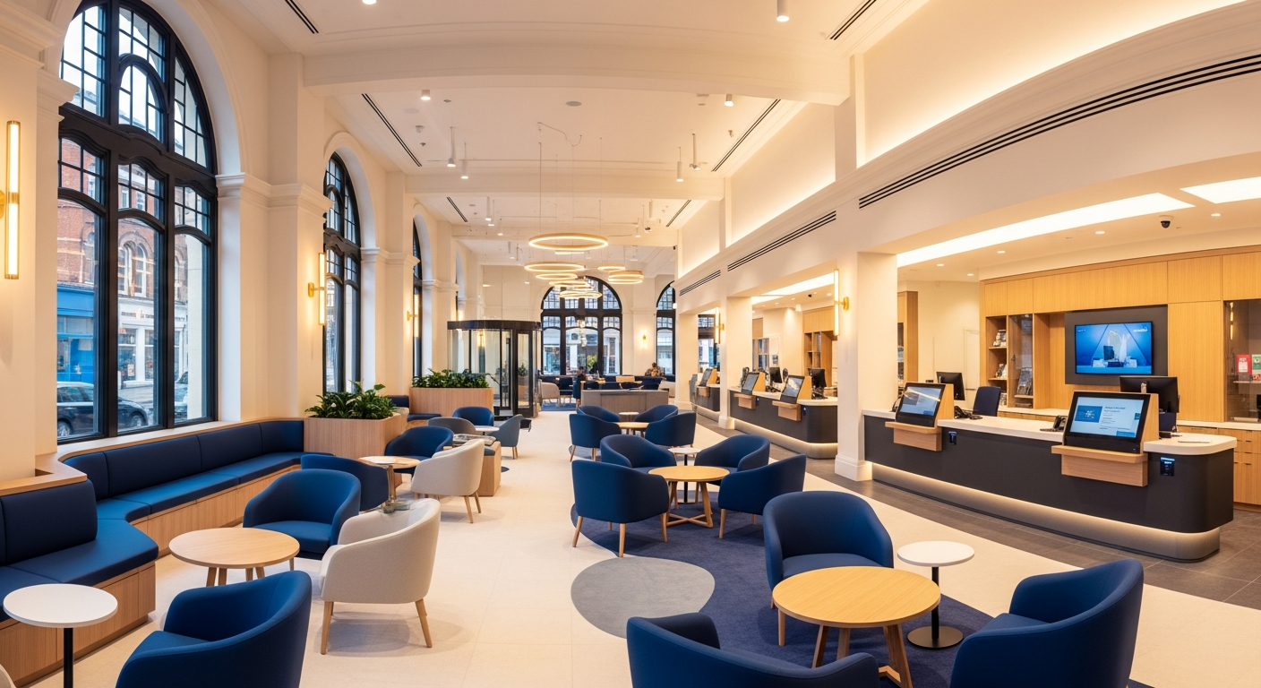 Modern professional financial office